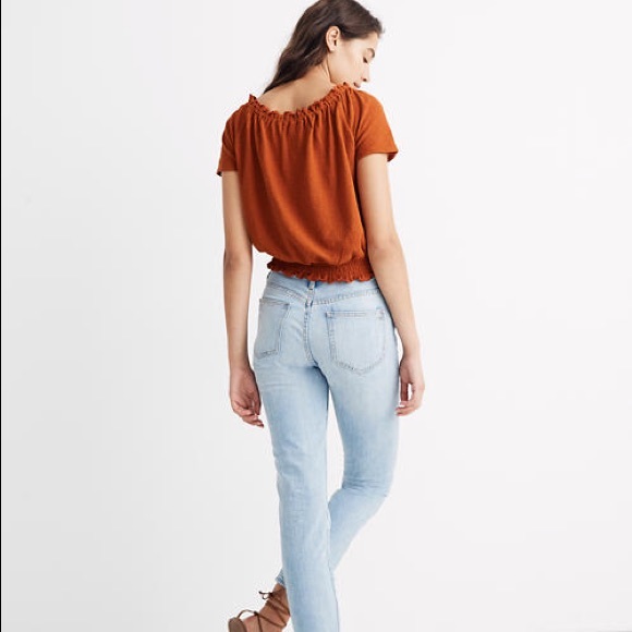 SOLDOUT NWT Madewell Drawstring Top, White, Medium - Picture 3 of 6